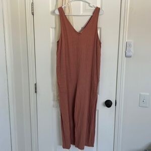 Universal Thread linen blend jumpsuit pink